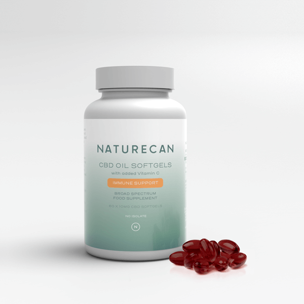 Κάψουλες CBD με βιταμίνη C-60 κάψουλες-Naturecan GR