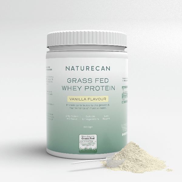 Πρωτεΐνη όρου γάλακτος Grass-Fed Βανίλια Naturecan