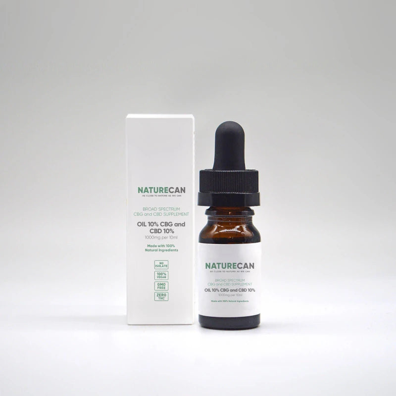 Έλαιο CBG και CBD oil elaio -Naturecan Greece