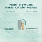 Nutri-glow CBD Έλαιο Προσώπου με Marula
