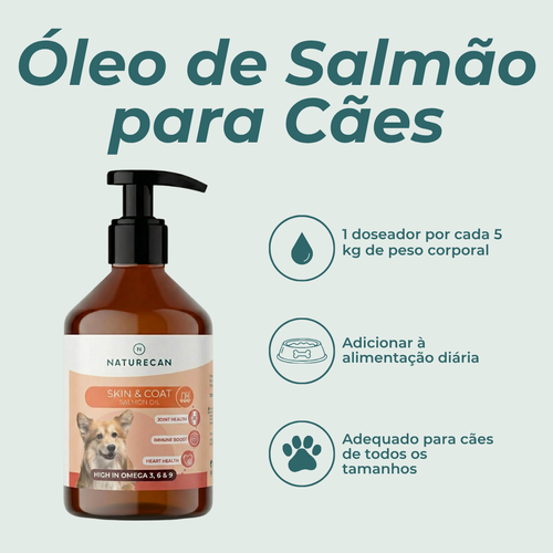 Óleo de Salmão para Cães