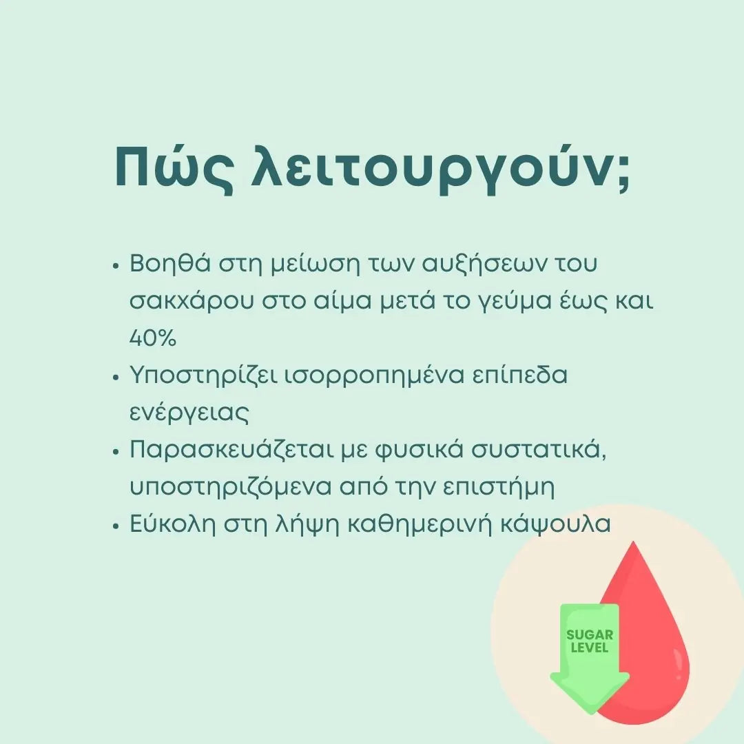 Κάψουλες Υποστήριξης Γλυκόζης