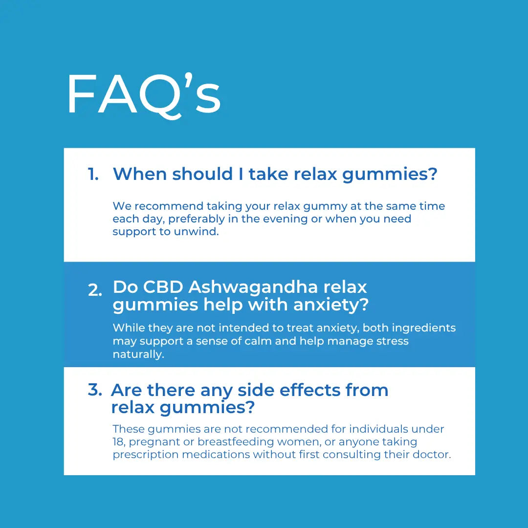 Ζελεδάκια Χαλάρωσης με CBD & Ashwagandha