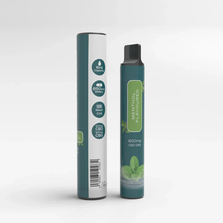 Vape CBG/CBD - Μίας Χρήσης - Μέντα - Μενθόλη