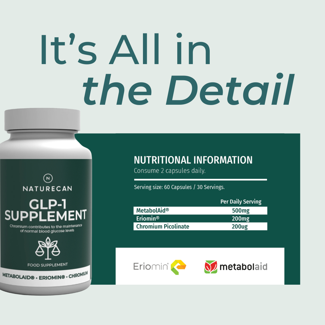 Συμπλήρωμα GLP-1 metaboilaid eriomin chromium