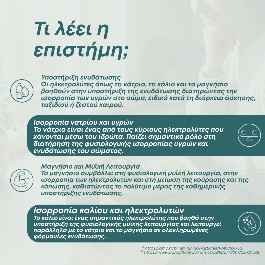 Ηλεκτρολύτες σε Φακελάκια – Πλήρης Ενυδάτωση & Αποκατάσταση
