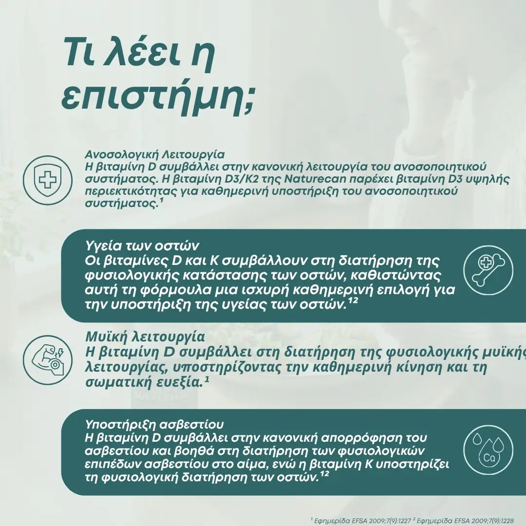Βιταμίνη D3 & K2