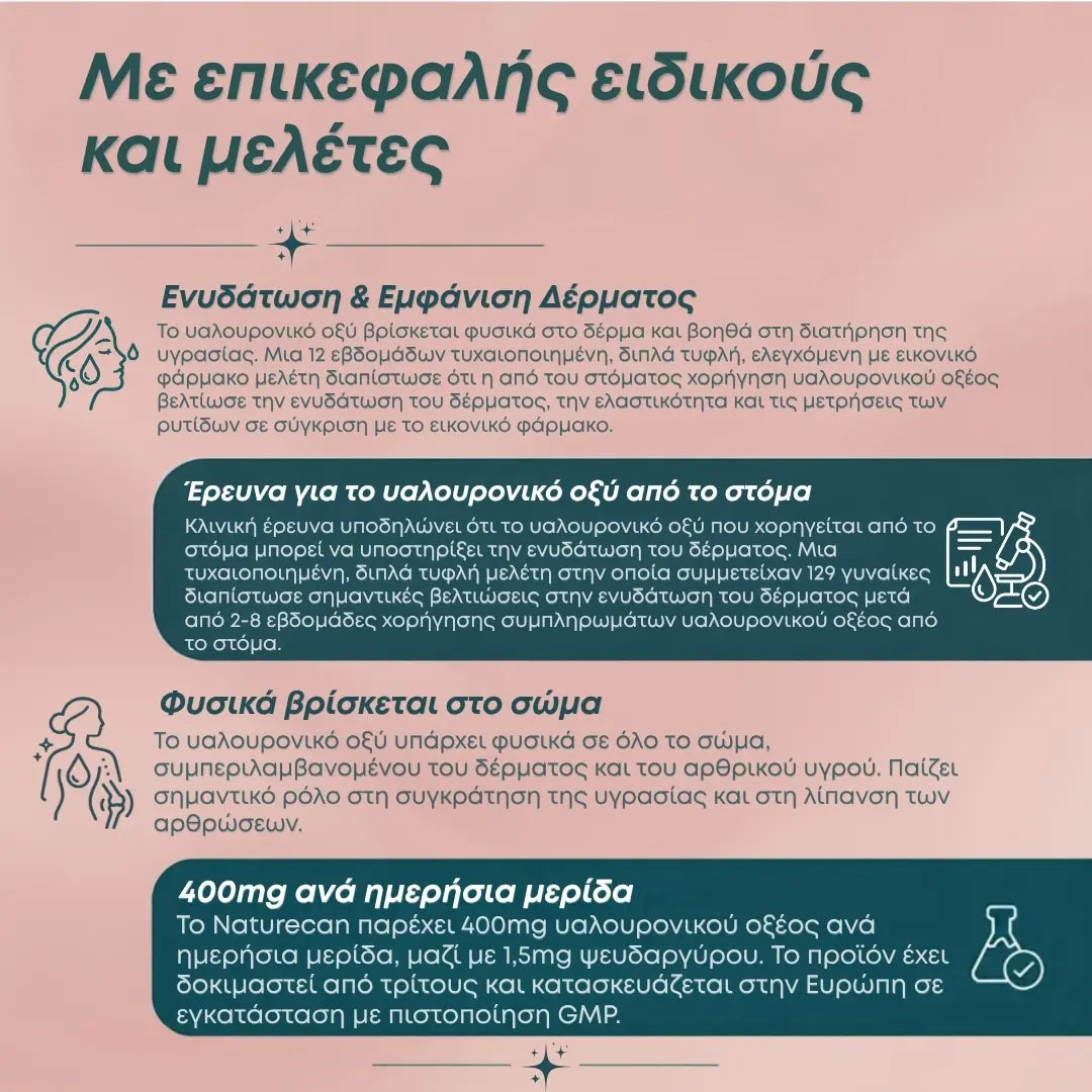 Υαλουρονικό οξύ σε κάψουλες
