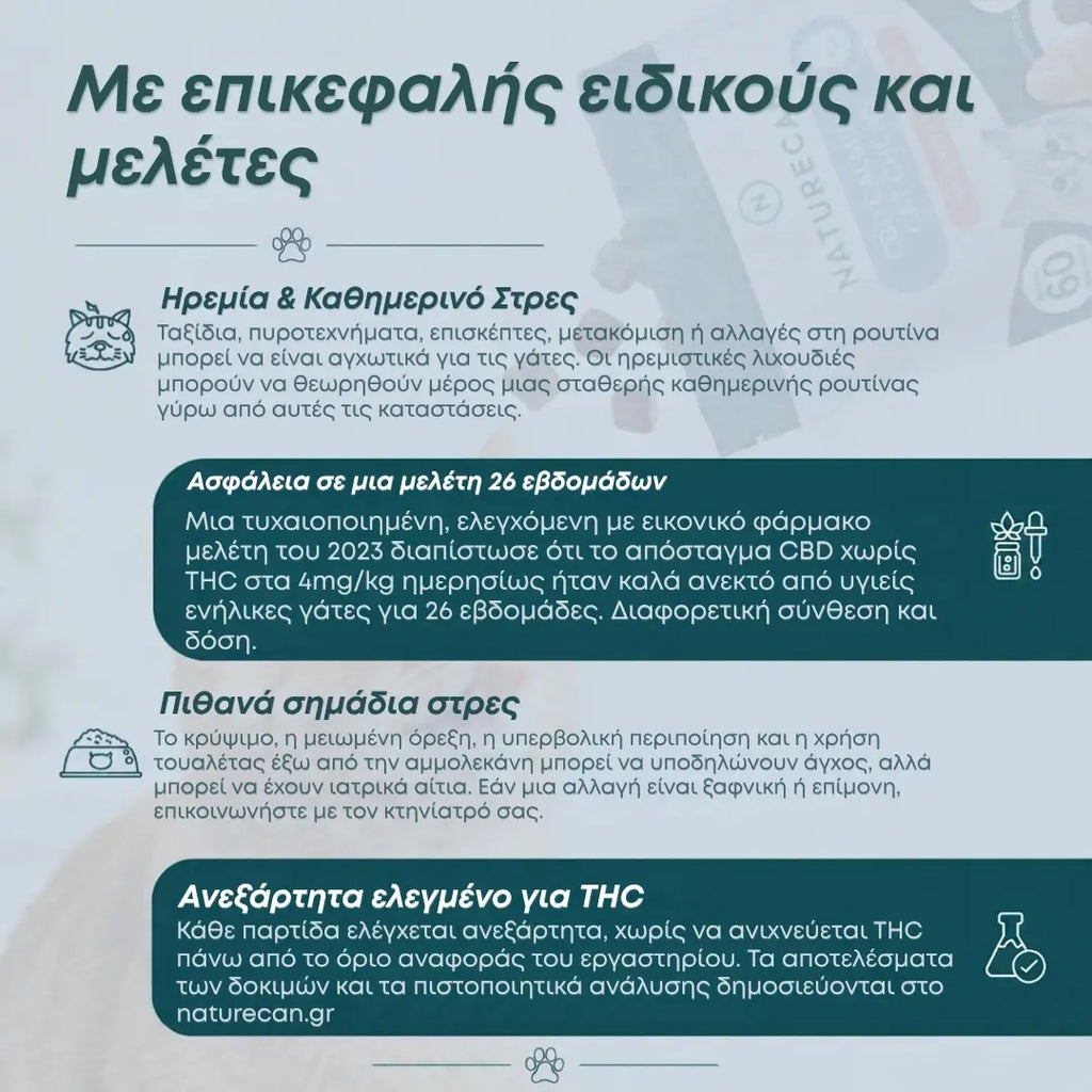 Λιχουδιές CBD για Γάτες