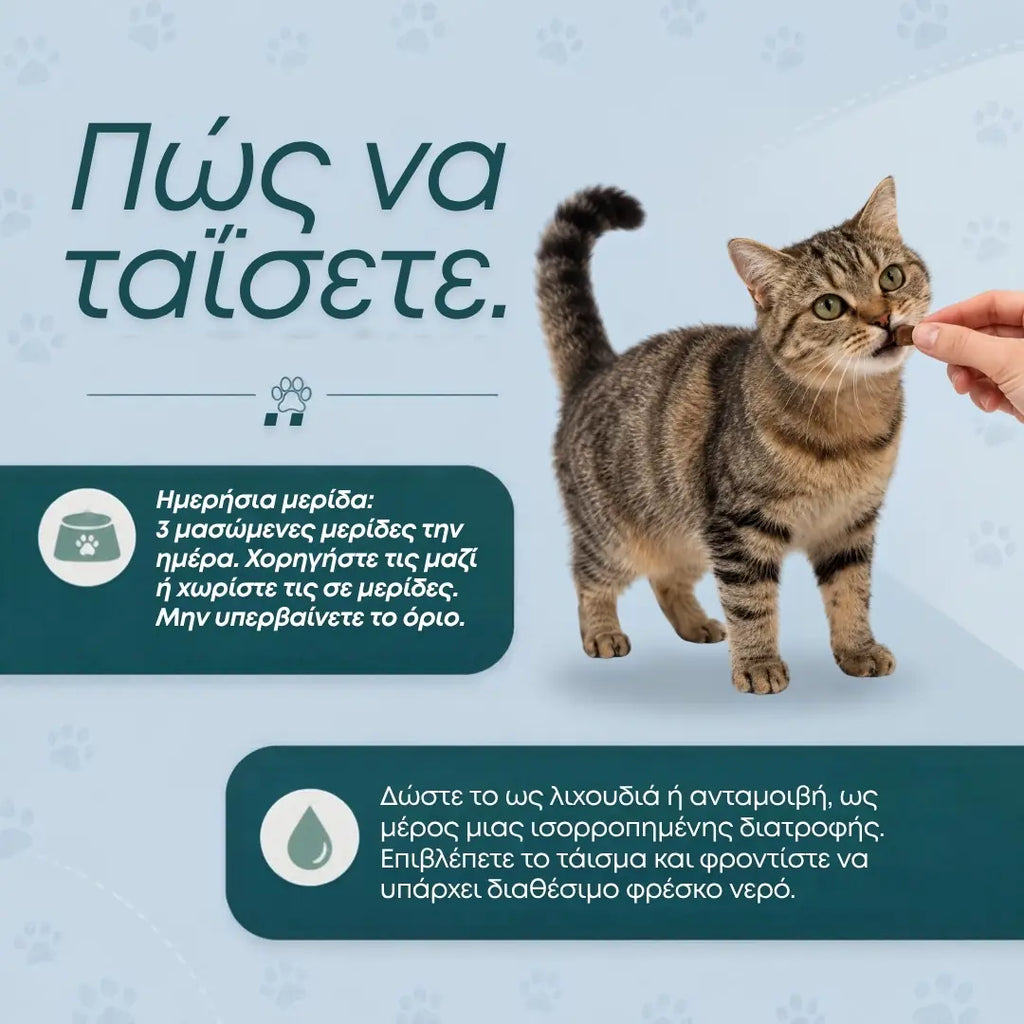 Λιχουδιές CBD για Γάτες