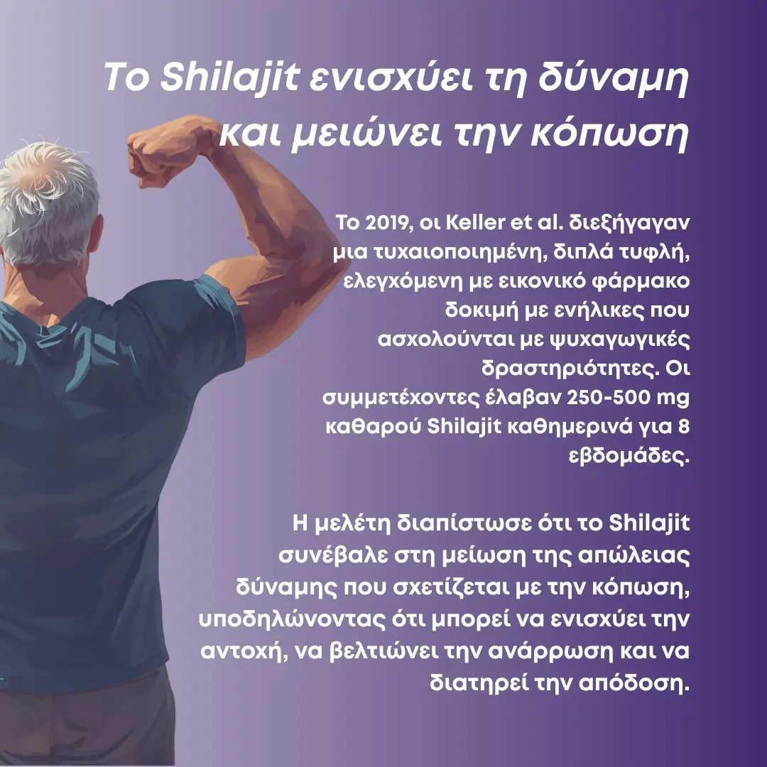 Shilajit Κάψουλες δύναμη