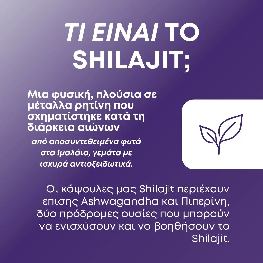 Shilajit Κάψουλες τι είναι