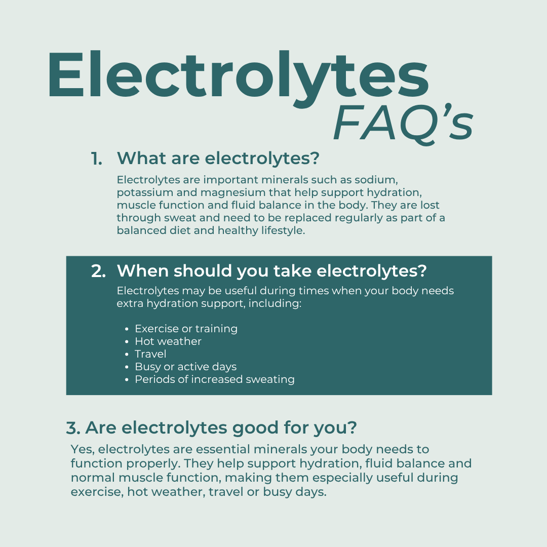 electrolytes order