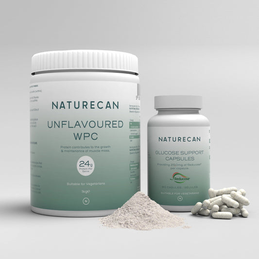 Πακέτο Προσφοράς: Πρωτεΐνη Xωρίς Γλυκαντικά + Κάψουλες Υποστήριξης Γλυκόζης